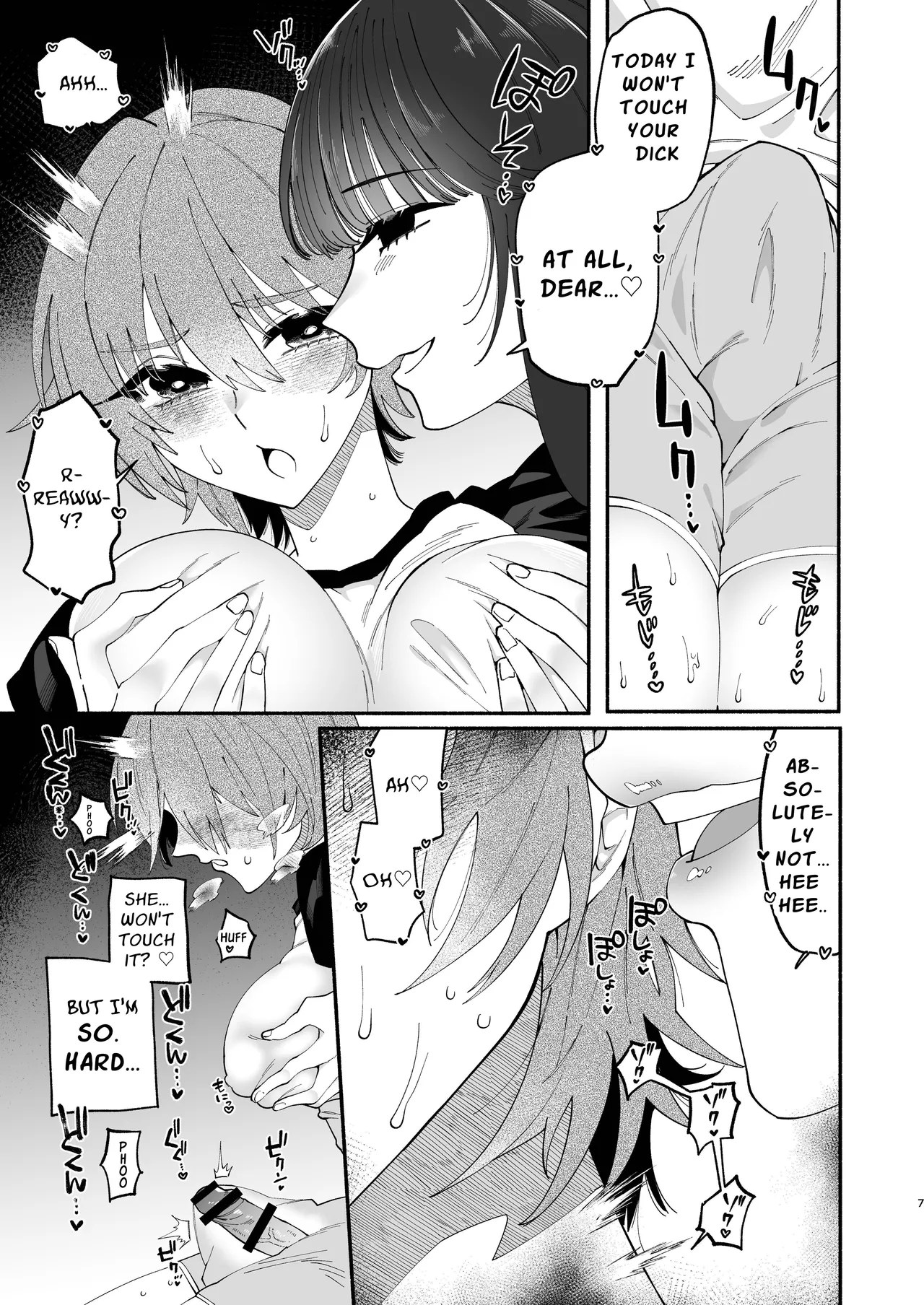 Hentai Manga Comic-A Perverted Lady Rubs a Futanari's Nipples Silly-Read-5